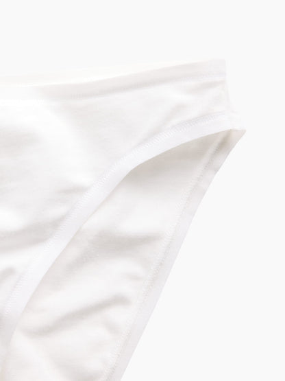 Beyaz Softmade Organik Stretch Pamuk Bikini Külot