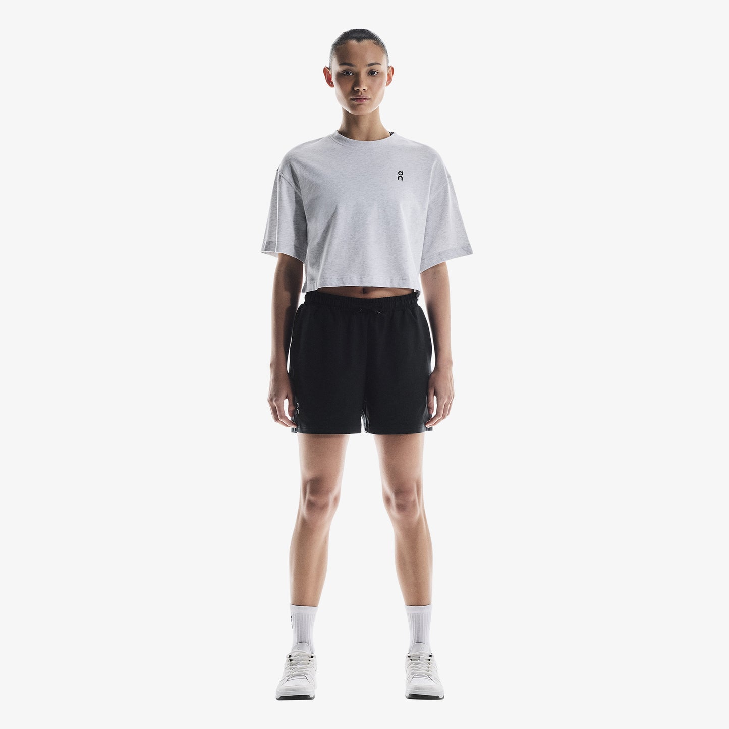 On Club Boxy Kadın Gri T-shirt