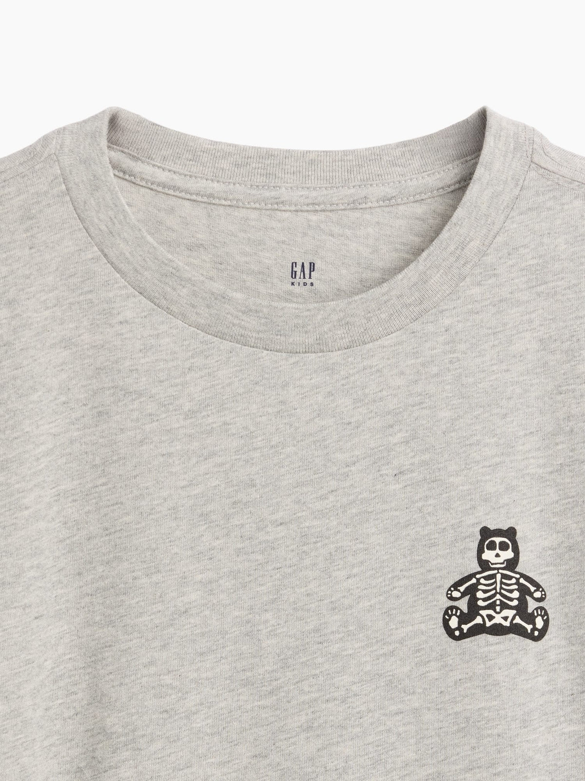 Gri Grafik Baskılı T-shirt