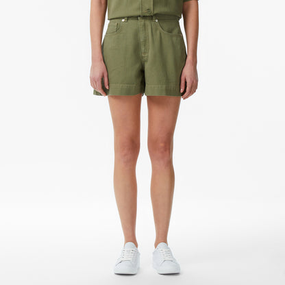 Lacoste Slim Fit Kadın Haki Şort
