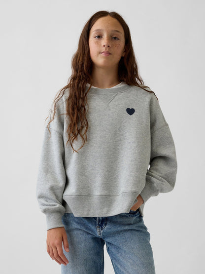 Gri Vintagesoft Oversized Split Hem Sweatshirt