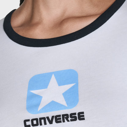 Converse Regular Fit Kadın Beyaz T-shirt