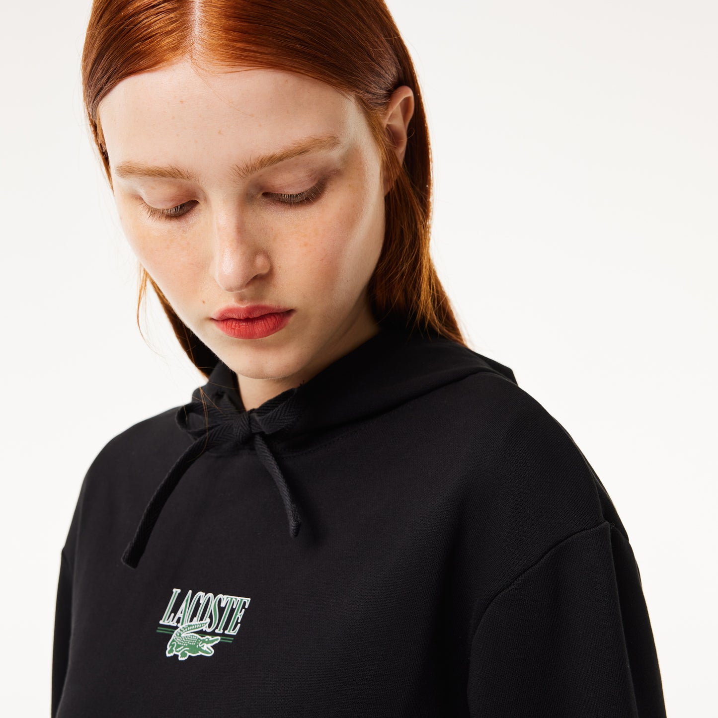 Lacoste Classic Kadın Siyah Hoodie