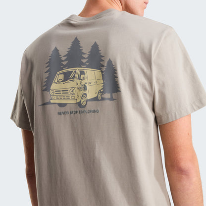 The North Face Van Life Relaxed Erkek Gri T-shirt
