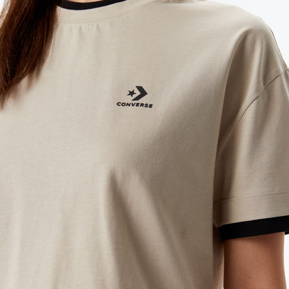 Converse Regular Fit Kadın Bej T-shirt