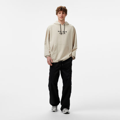 United4 Oversize Unisex Krem Sweatshirt