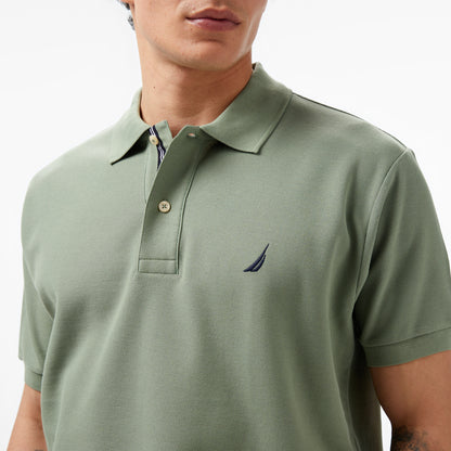 Nautica Erkek Yeşil Classic Fit Kısa Kollu Polo Yaka T-shirt