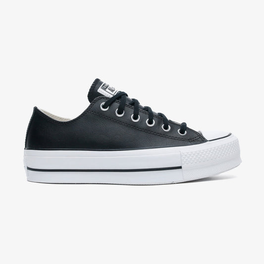 Converse Chuck Taylor All Star Leather Platform Kadın Siyah Sneaker