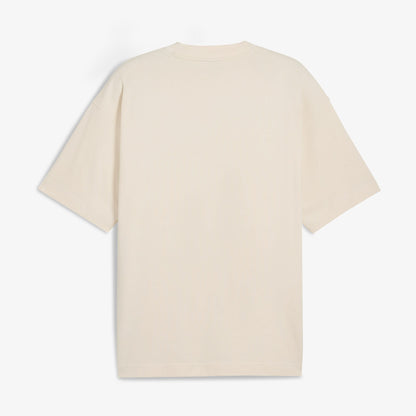 Puma Premium Ess Graphic Erkek Krem T-shirt