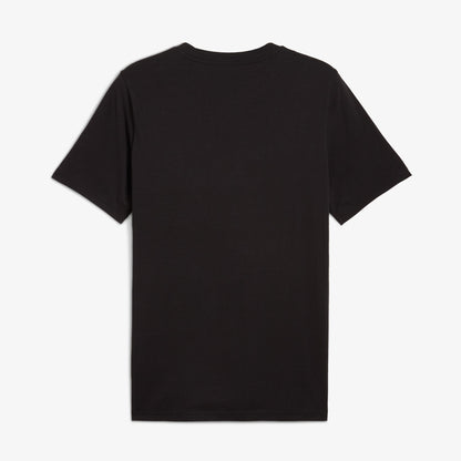 Puma Wardrobe Ess Graphic Erkek Siyah T-shirt