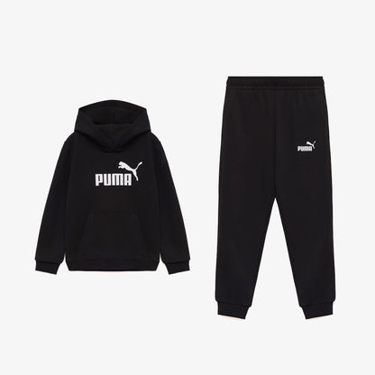Puma Essentials No 1 Logo Çocuk Siyah Eşofman Altı