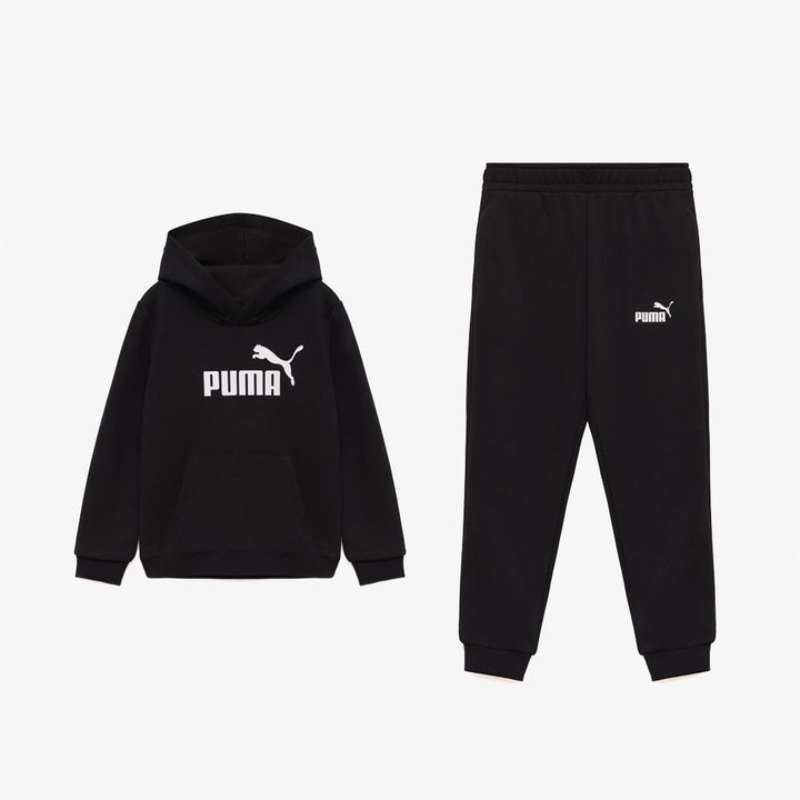 Puma Essentials No 1 Logo Çocuk Siyah Eşofman Altı