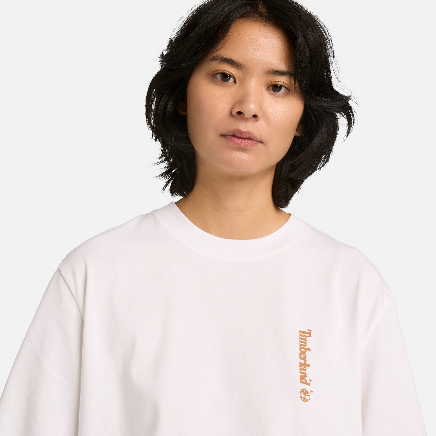 Timberland Short Sleeve ''oval Logo'' Graphic Erkek Siyah T-shirt