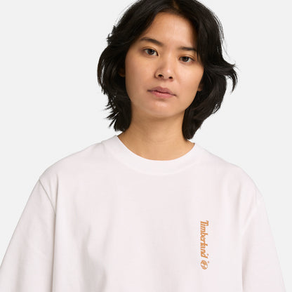 Timberland Short Sleeve ''oval Logo'' Graphic Erkek Siyah T-shirt
