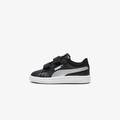 Puma Smash 3.0 Glitz Glam Bebek Siyah Simli Spor Ayakkabı