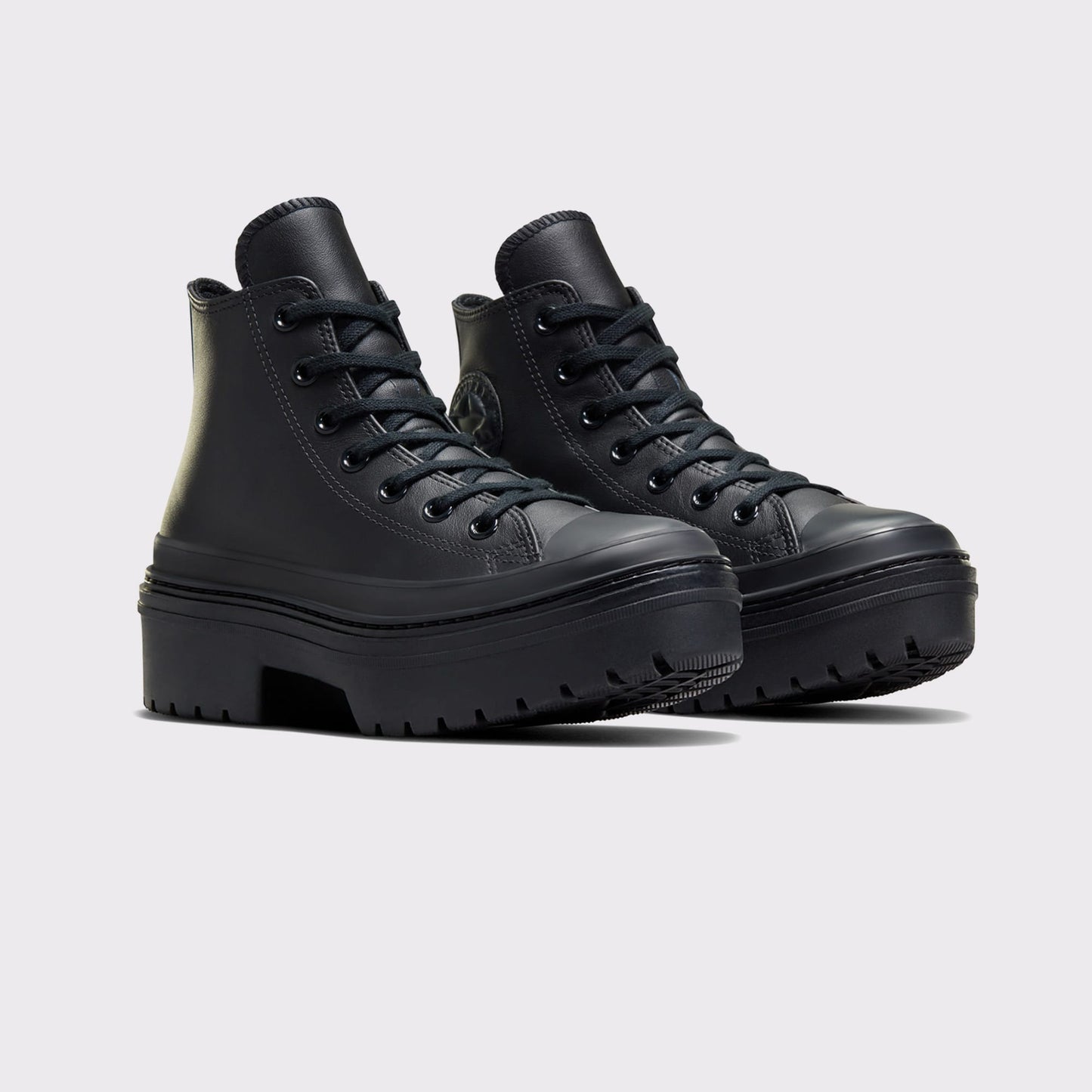 Converse Chuck Taylor All Star Lugged Heel Kadın Siyah Deri Platform Sneaker