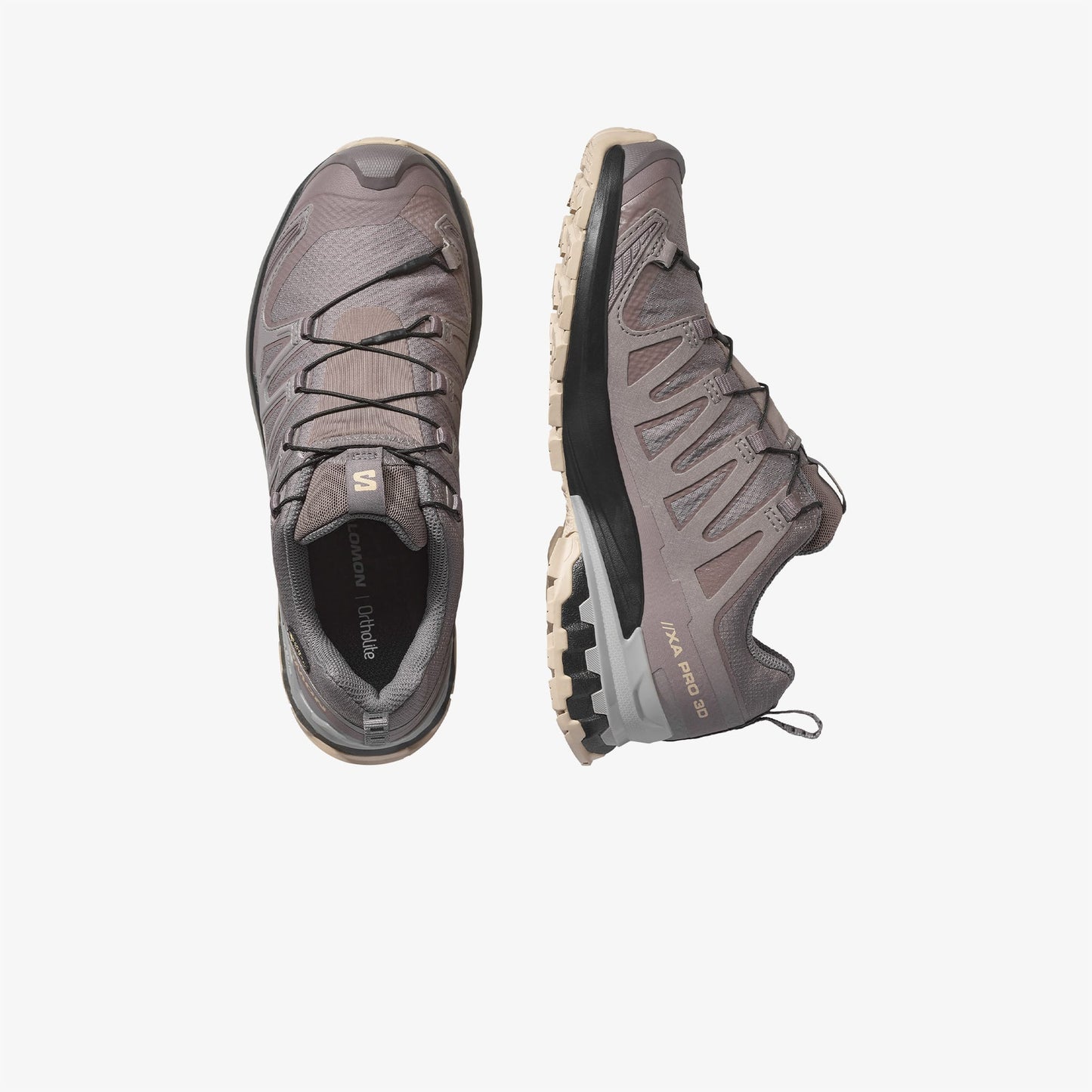 Salomon Xa Pro 3d V9 Gore-tex Kadın Gri Outdoor Ayakkabı