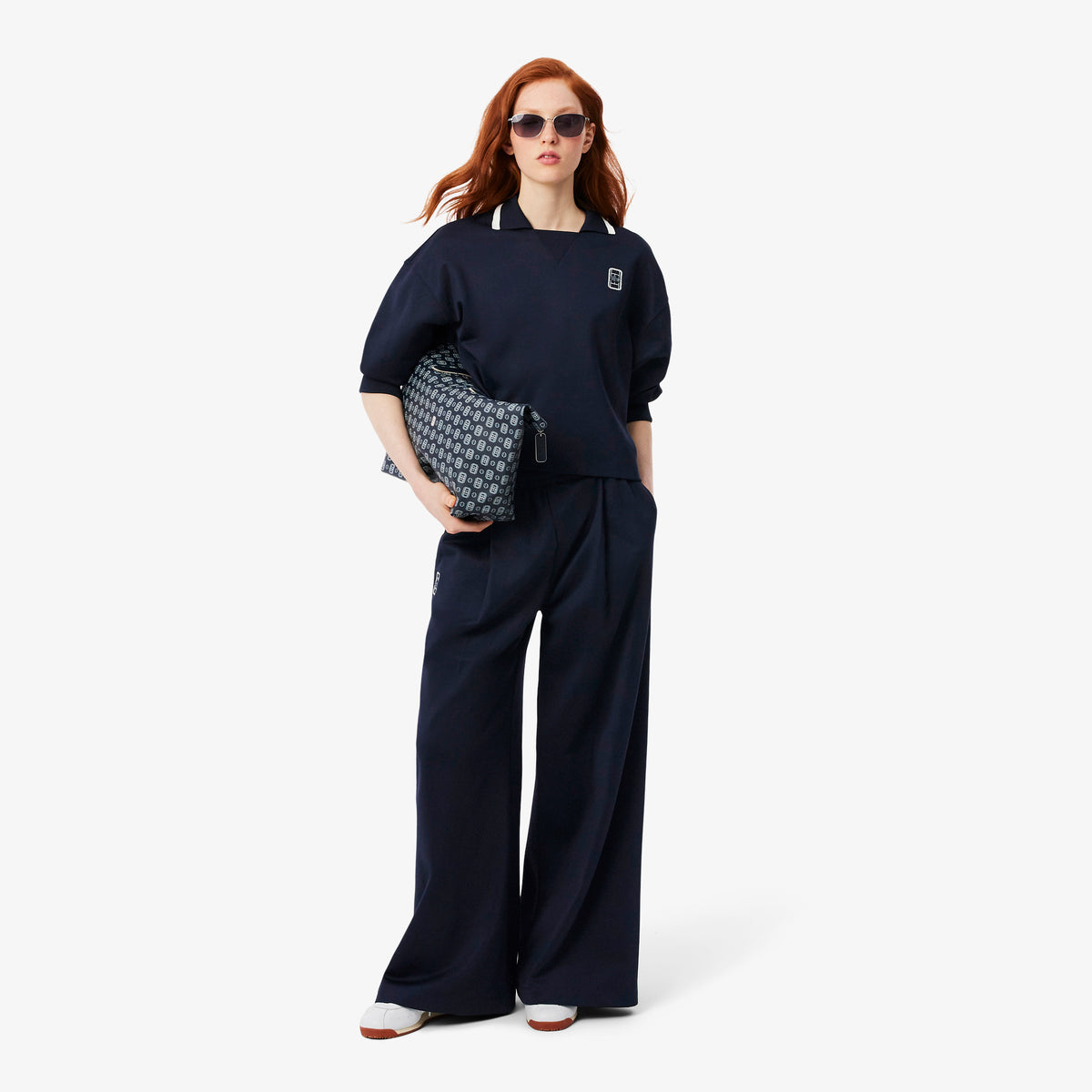 Lacoste Kadın Straight Fit Lacivert Eşofman Altı