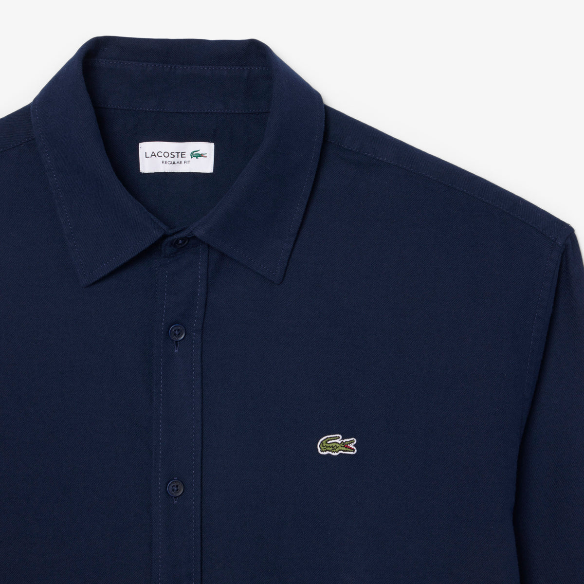 Lacoste Regular Fit Erkek Lacivert Gömlek