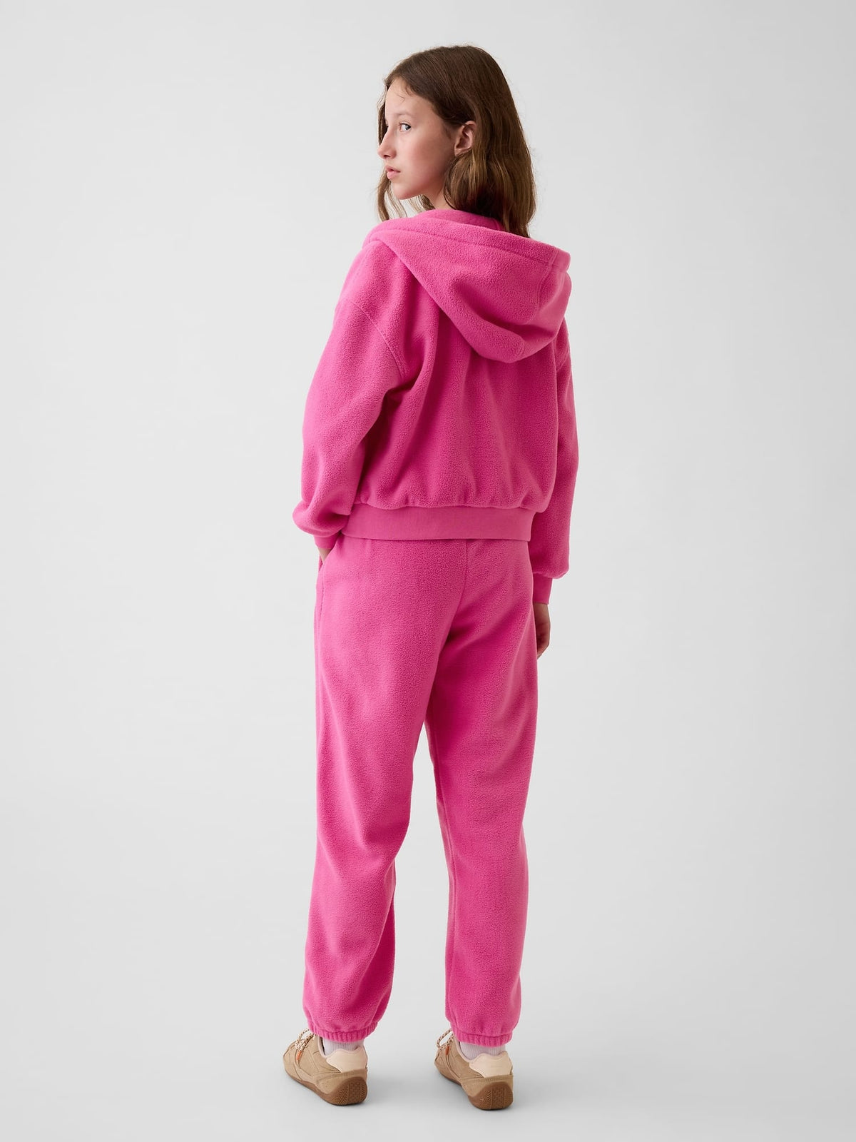 Pembe Relaxed Logo Jogger Eşofman Altı