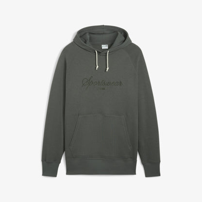 Puma Classics+ Erkek Gri Hoodie