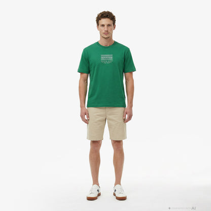 Calvin Klein 16s March Graphic Seasonal Erkek Yeşil T-shirt