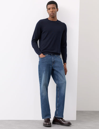 Esnek Straight Fit Jean