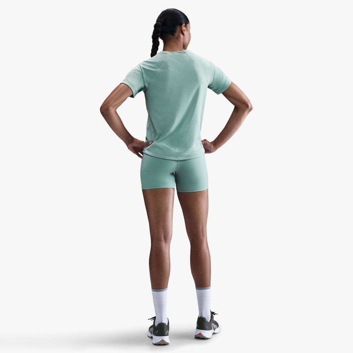 Nike Trail Dri-fit Kadın Yeşil Koşu T-shirt
