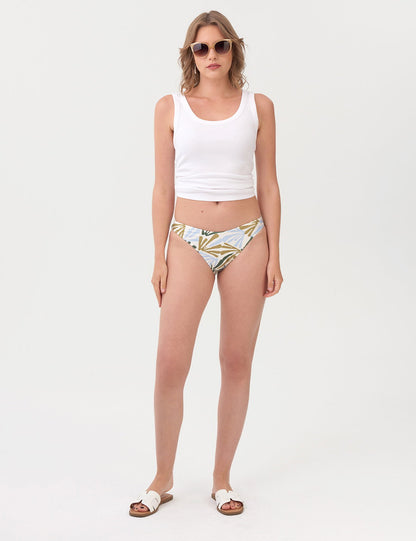 Işıltılı Yüksek Bel Bikini Altı