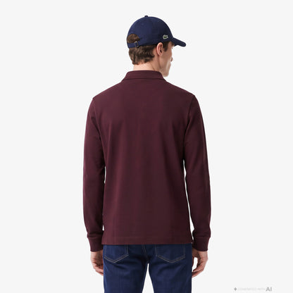 Lacoste Regular Fit Erkek Bordo Polo