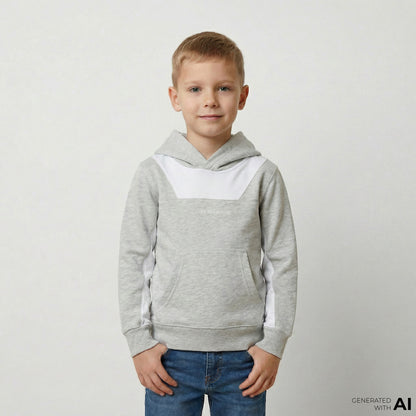 Les Benjamins 403 Çocuk Gri Hoodie