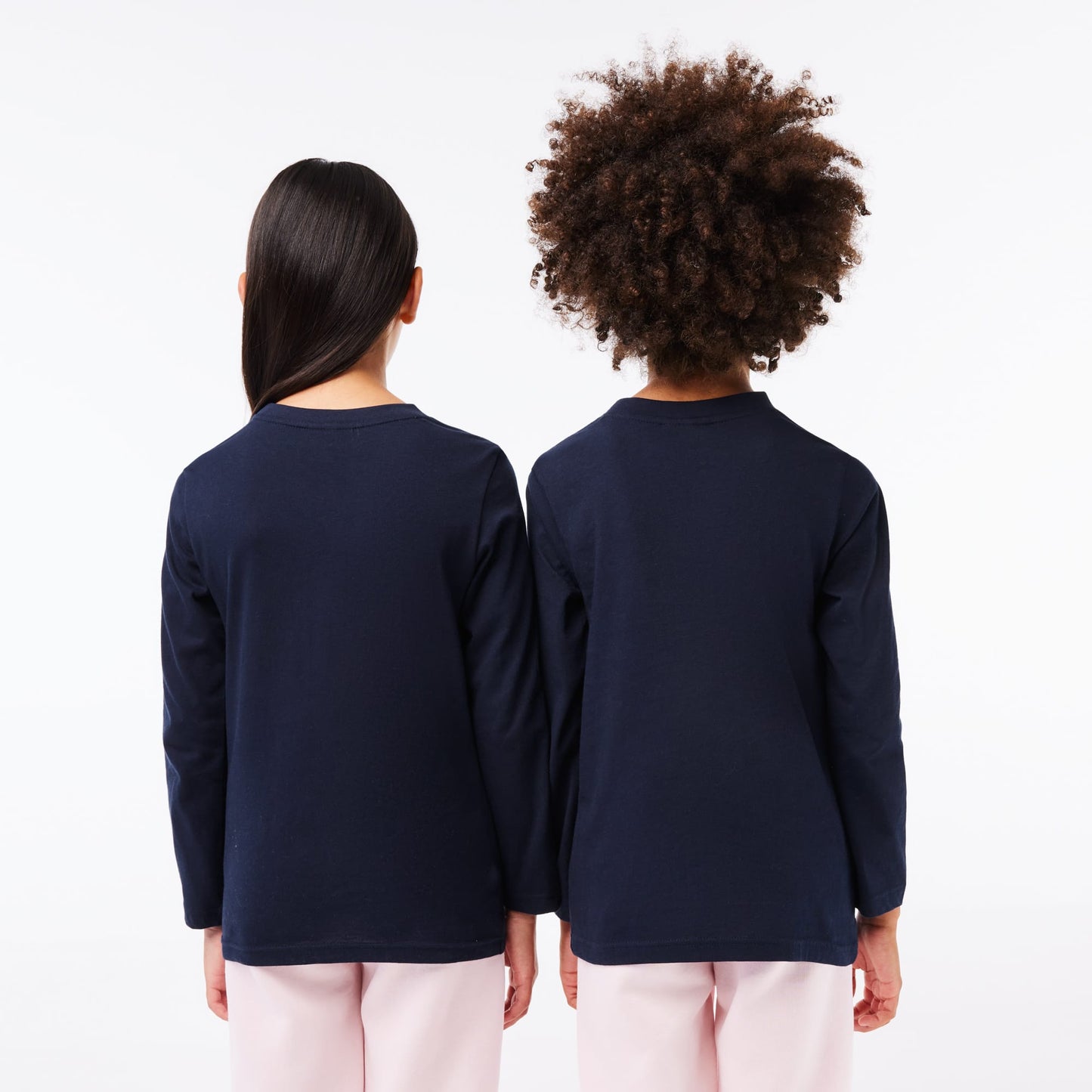 Lacoste Bisiklet Yaka Çocuk Lacivert T-shirt