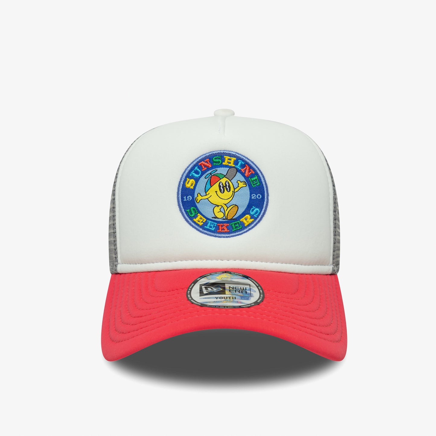 New Era Multi Patch Trucker Neyyan Çocuk Beyaz Şapka