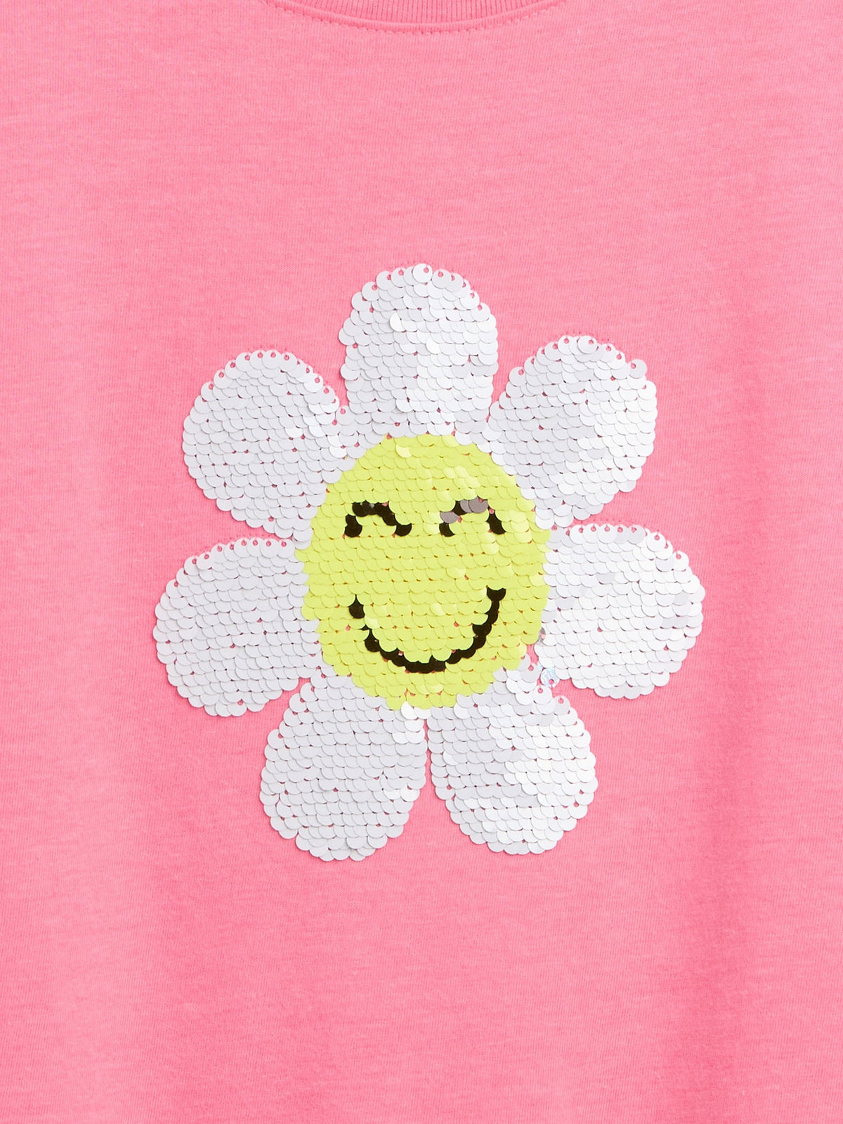 Pembe Oversized Grafik Baskılı T-shirt