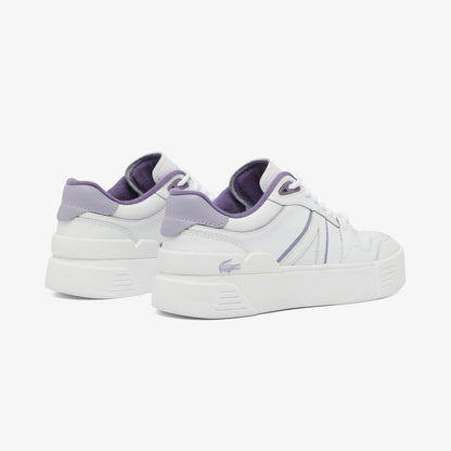 Lacoste L002 Evo Kadın Beyaz/mor Sneaker