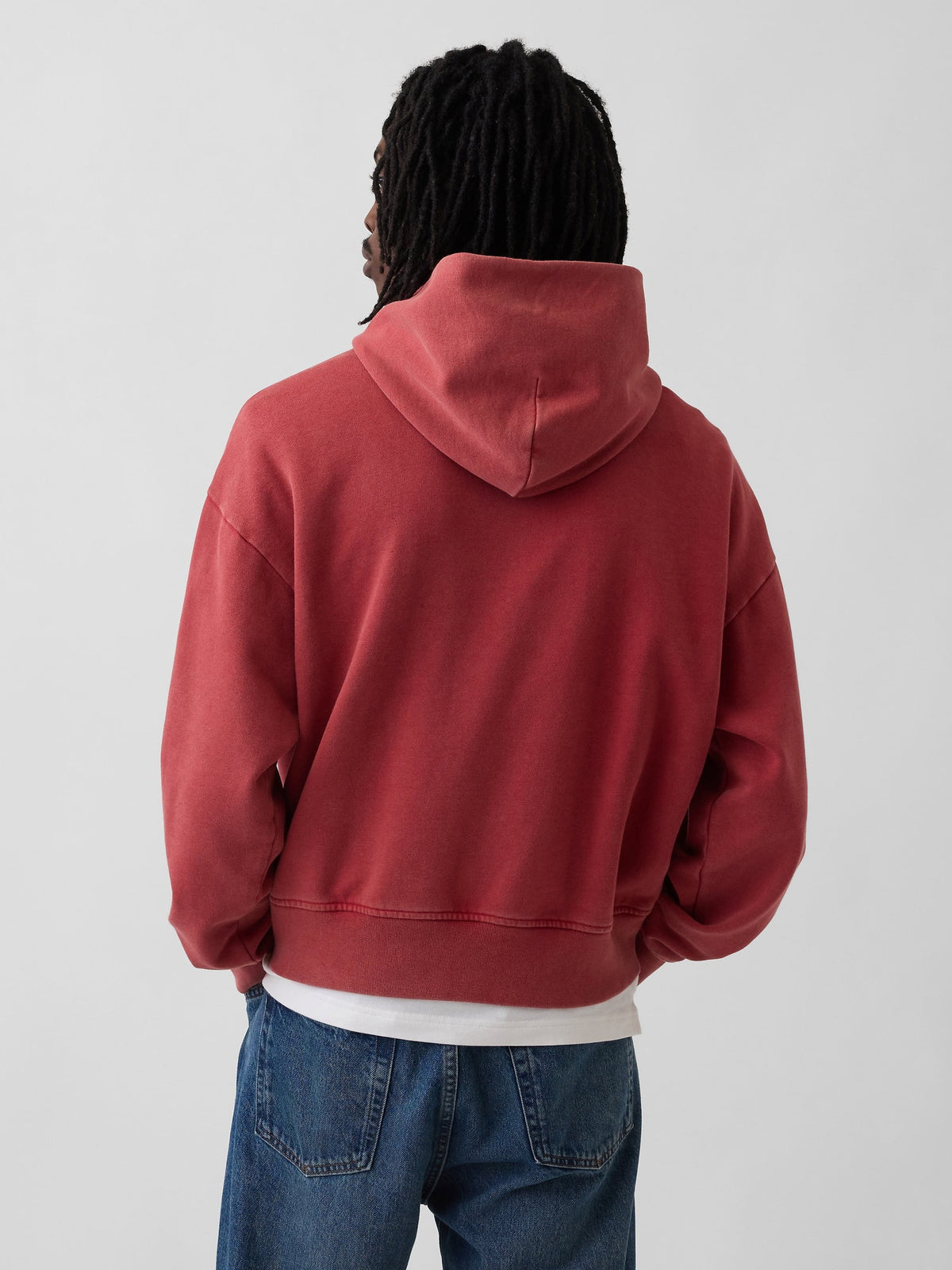 Kırmızı Heavyweight Oversized Sweatshirt