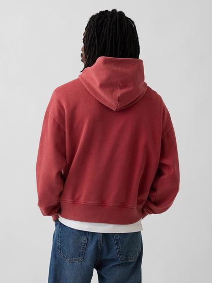 Kırmızı Heavyweight Oversized Sweatshirt