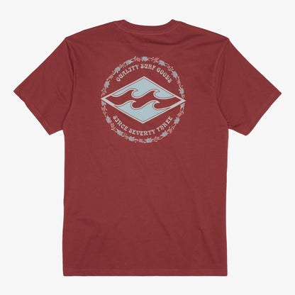 Billabong Rotor Diamond Erkek Kırmızı Günlük T-shirt