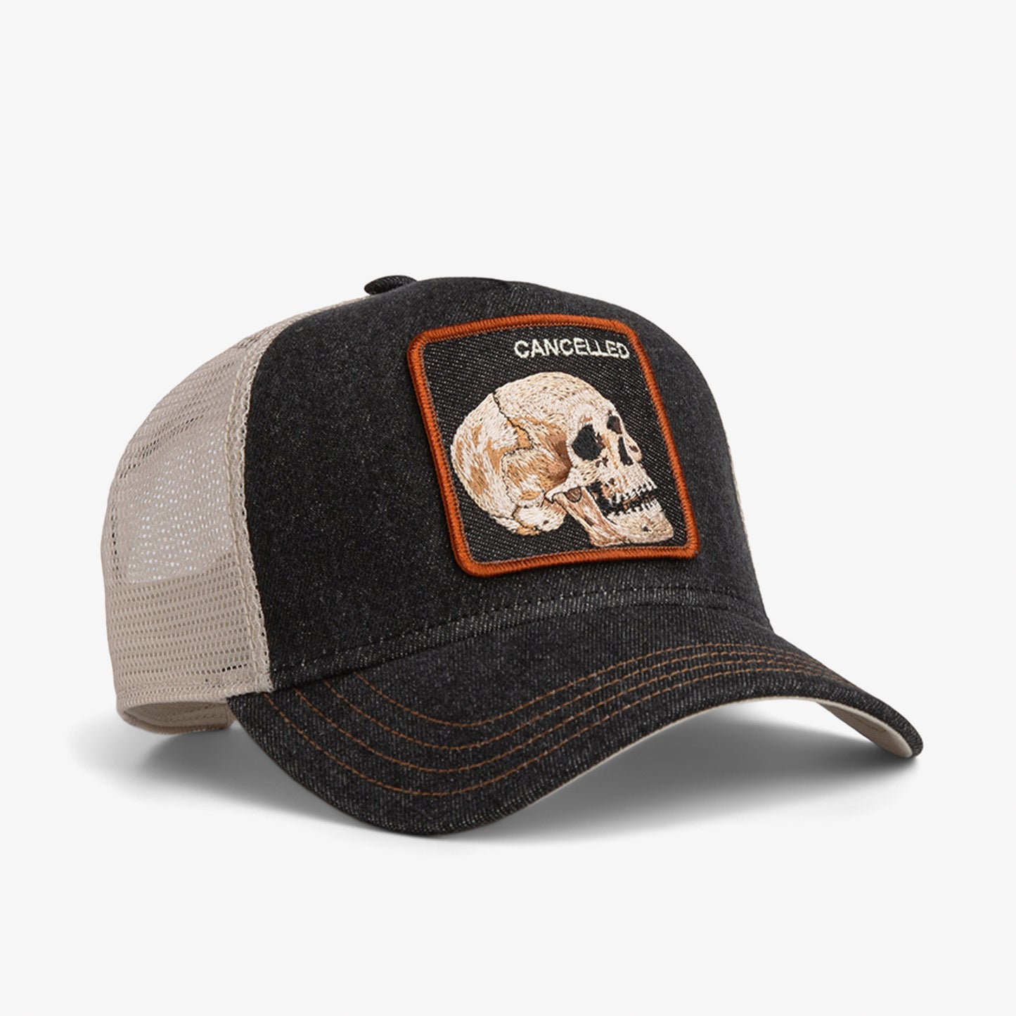 Goorin Bros Denim Skull Unisex Lacivert Şapka