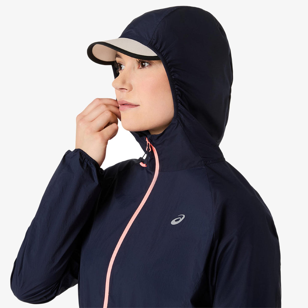 Asics Road Packable Kadın Siyah Koşu Ceket