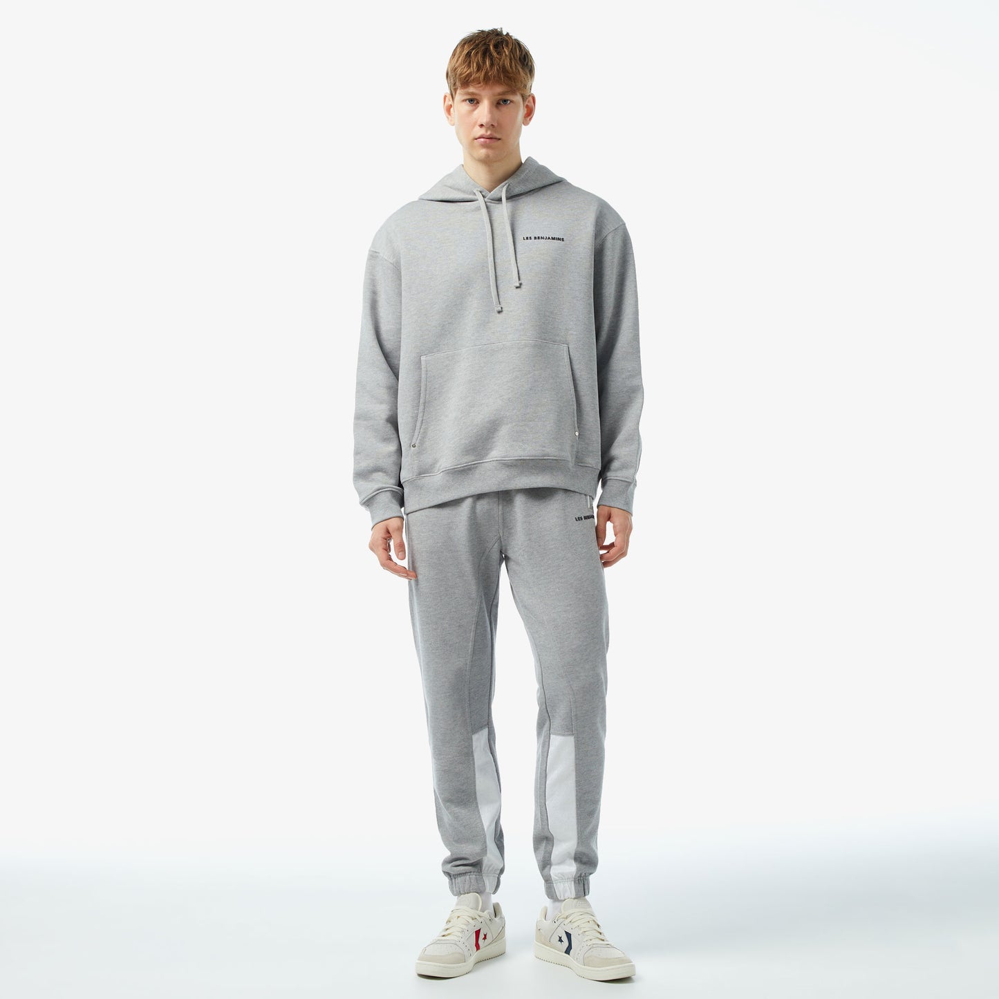 Les Benjamins 403 Erkek Gri Sweatshirt