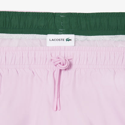 Lacoste Regular Fit Erkek Pembe Deniz Şortu