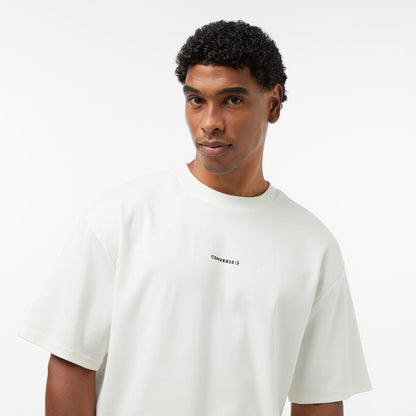 Converse Regular Fit Erkek Krem T-shirt