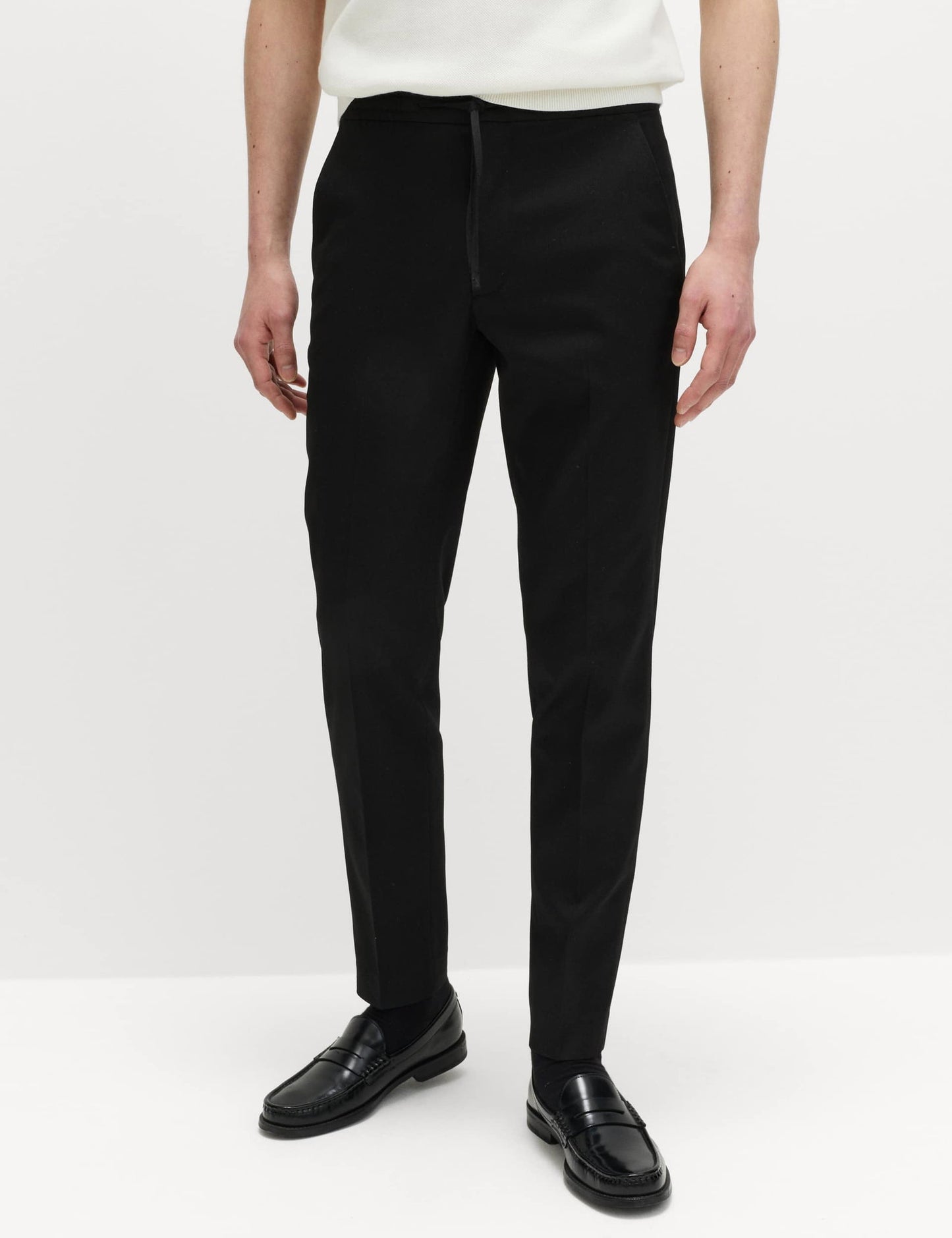 Tapered Fit Lastikli Bel Pantolon