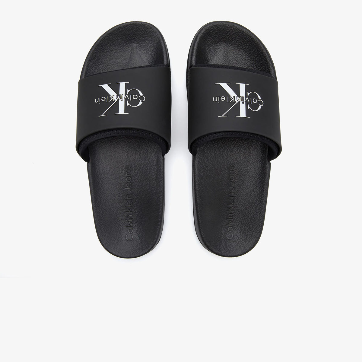 Calvin Klein Slide Rubber Neoprene Erkek Siyah Terlik
