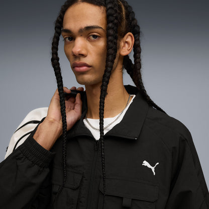 Puma T7 Cargo Relaxed Track Erkek Siyah Ceket