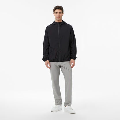 Nautica Erkek Siyah Regular Fit Kapüşonlu Su Itici Mont