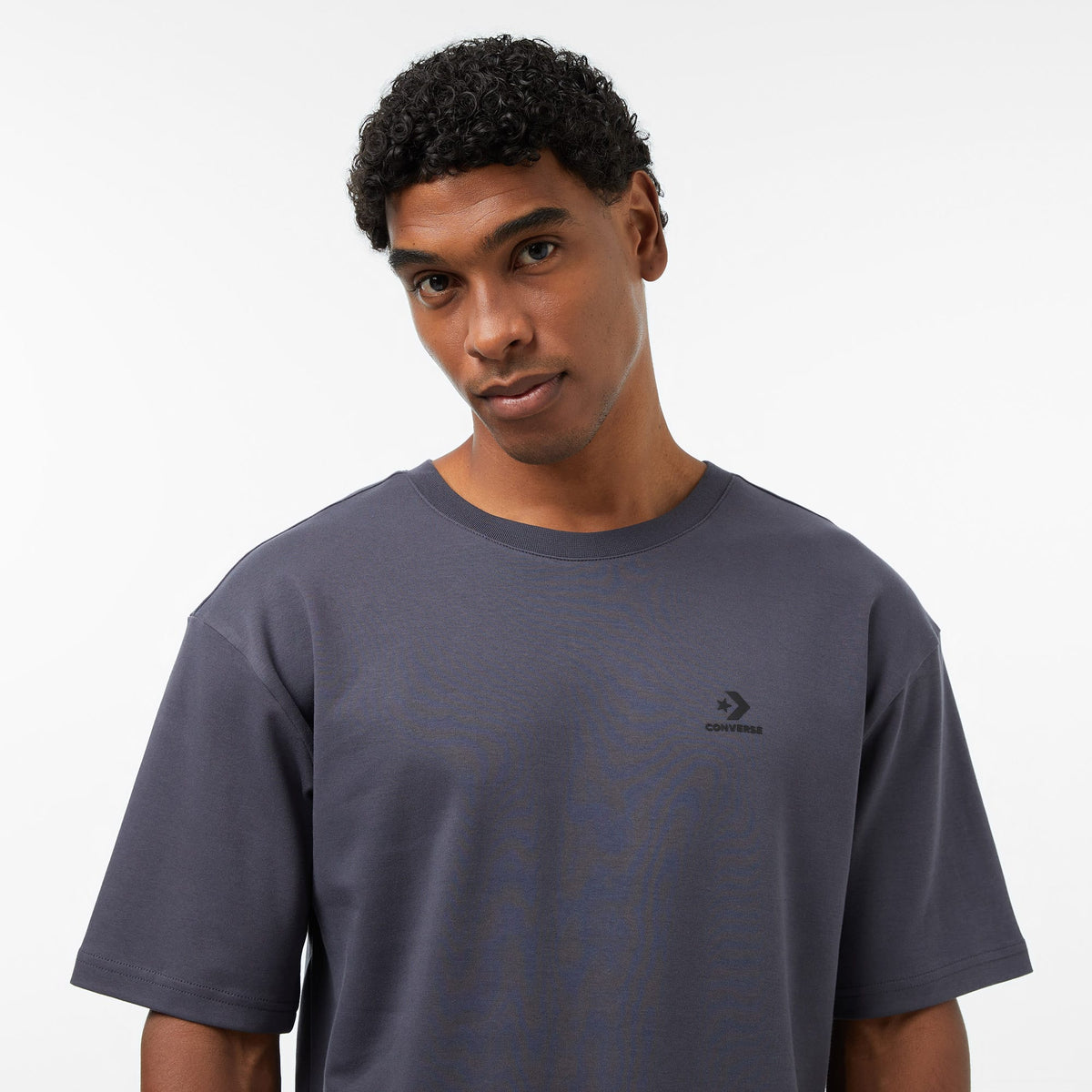 Converse Regular Fit Erkek Gri T-shirt