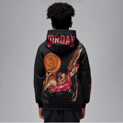 Jordan Jdb Jordan Sketch Po Çocuk Siyah Sweatshirt