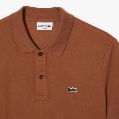 Lacoste L.12.12 Erkek Slim Fit Erkek Kahverengi Polo